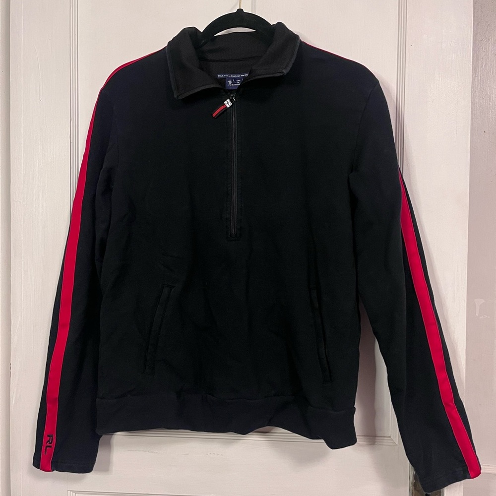 Ralph Lauren Black and Red Pullover